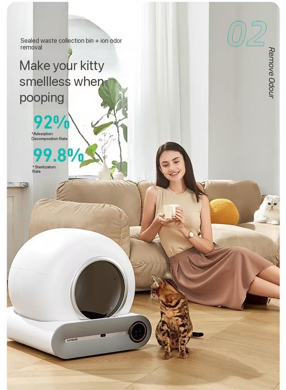 Automatic Litter Scooper for Cats Automatic Litter Scooper for Cats